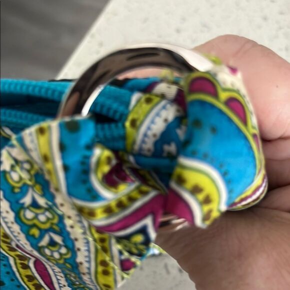 Vera Bradley Silk Limited Edition Daphne Vibrant Paisley Shoulder Bag NWT - Picture 12 of 12